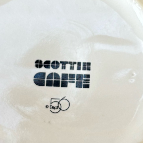 Dept 56 Scottie Cafe Scottish Terrier Yellow & White Coffee Mug Size 10oz - Picture 7 of 7